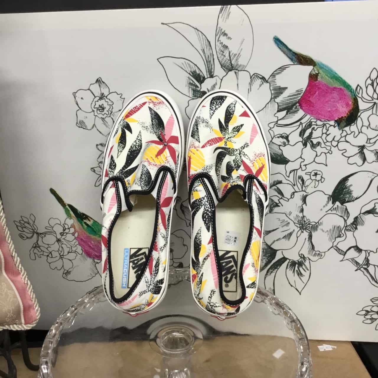 vans ultracush yellow