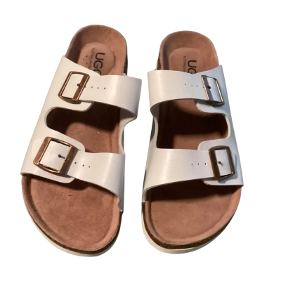 Ugg slide shoe BNWOT  Size 40 White 