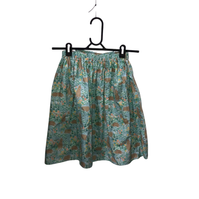 Kids Teal Animal Print Skirt One Size (please see Description)