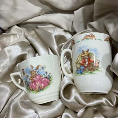 Royal Doultan Bunnykins Cups x2