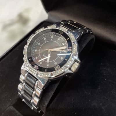 Black & Silver Men’s Watch. Working with New Battery 