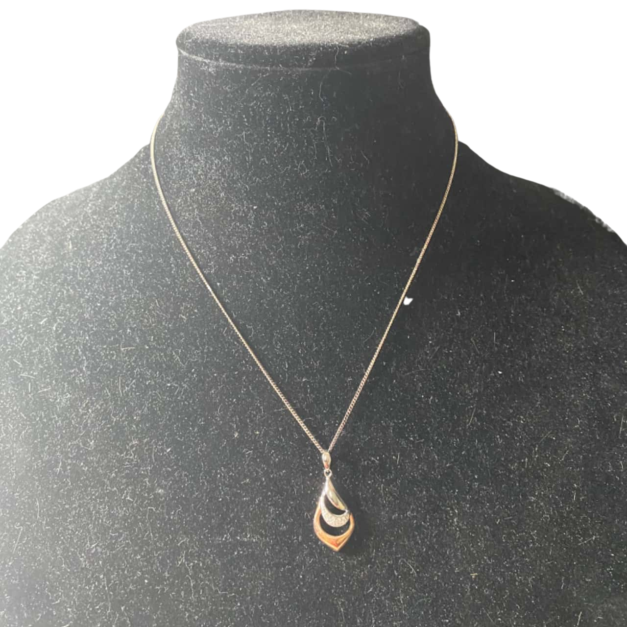 925 Silver Fine Chain Necklace W/ Drop Pendant (s)