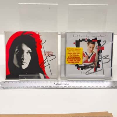 Signed Butterfly Boucher CD Lot Self Titled & Flutterby Australian Pop Rock