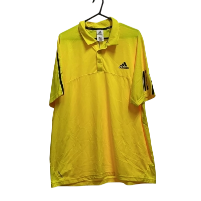 Adidas Mens  Size XXL Polo Shirt Yellow 