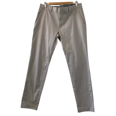 SABA Mens Baxter Chino Pant Misty Grey Size 33 Slim Fit (*Brand New RRP $199)