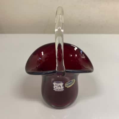 Bohemia Crystal Glass Basket