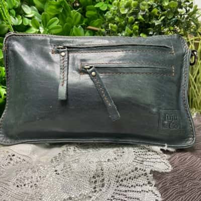 Juju & Co.  Womens Green Clutch Bag