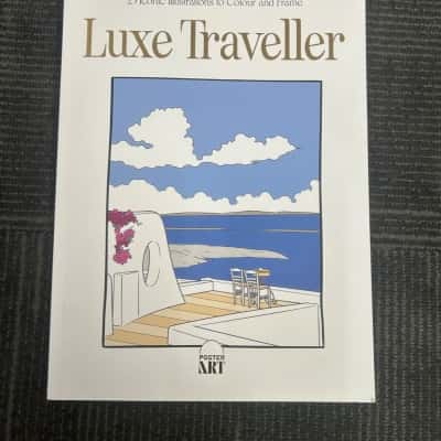 Luxe Traveller, 25 Iconic Illustrations to colour and frame 