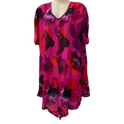 Taking Shape Chelsea Floral Tunic Top/Dress Size 20 Sense of Occasion Print