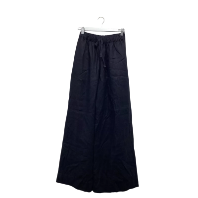 Faithfull The Brand Black Wide Leg Linen Pants - Size 6 BNWT