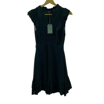 All Saints Women's Lola Dress U.S. Size 2 Black  