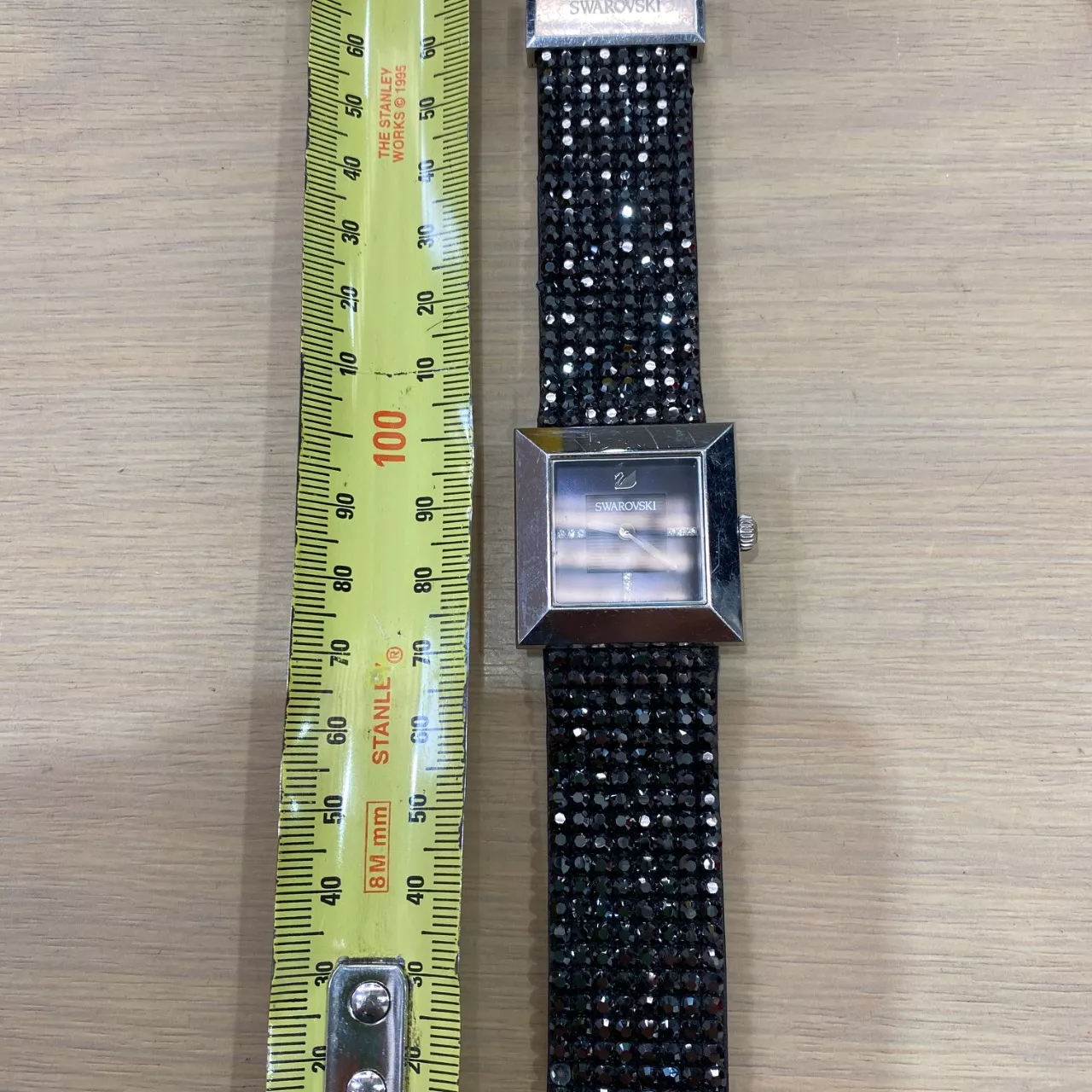 Swarovski Eli's Lady Jet Hematite Crystal Mesh Watch(s) - Used