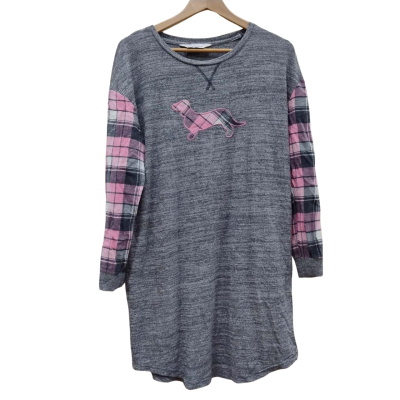 Peter Alexander Womens Size M Pyjama Top Grey (4)