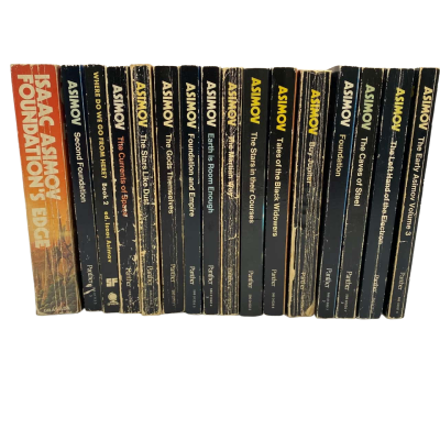 Isaac Asimov 16 Paperback Book Collection 