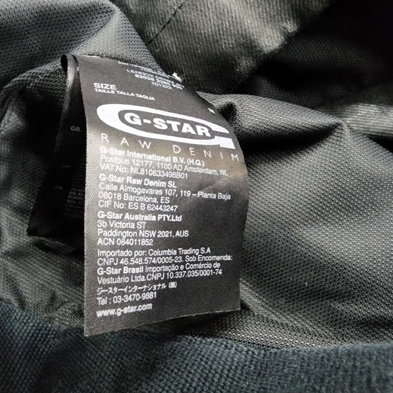 G-Star Raw Mens Size M Black Jacket