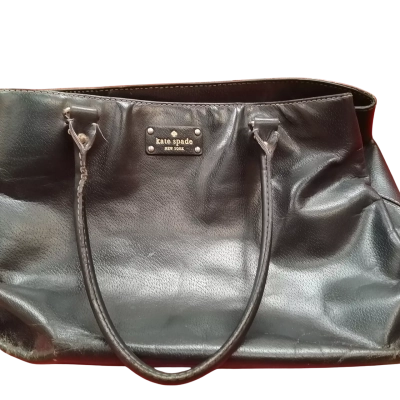 Womens Kate Spade Black Leather Handbag