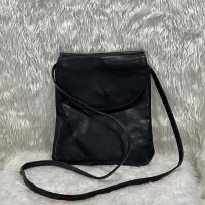  Joan Weiss Black cross body bag 
