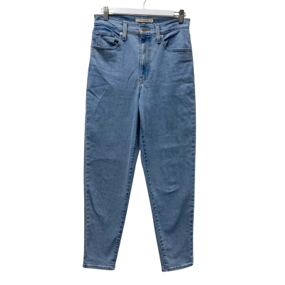 Levis Womens Size 27 High Waisted Mom Jeans Blue 