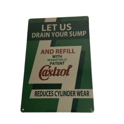 Brand New Castrol Metal Man Cave Aussie Car Sign #2270-1-pp