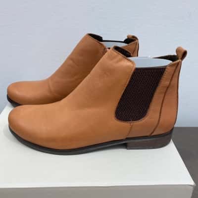 Airflex Womens Ankle Boots Size 38 / 7 Brown 