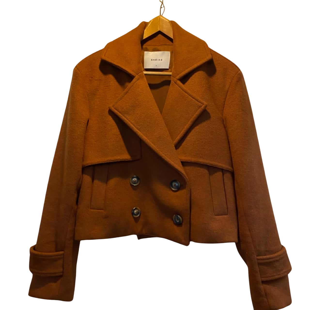 Sheike Womens Size 12 Bomber Jacket Brown