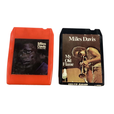 Lot of 2x Miles Davis 8 Track Tapes (My Old Flame & In a Silent Way)