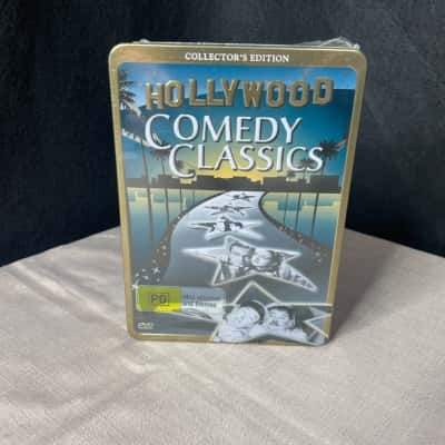 Hollywood Comedy Classics Collector's Edition. packaged in a collectible metal tin