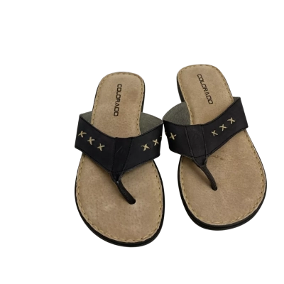 Colorado Chyler Black Sandal.  Size 8  