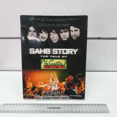 SAHB Story: The Tale of The Sensational Alex Harvey Band by Martin Kielty (2013 Edition) – Multi-Signed