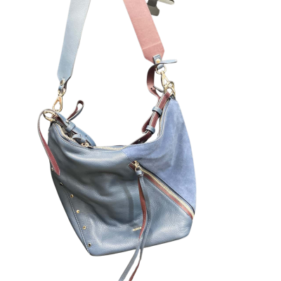 Mimco ‘Algorithm’ Womens Shoulder Bag Blue with purse. 