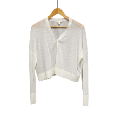 COS Womens  Size L Cardigan White 