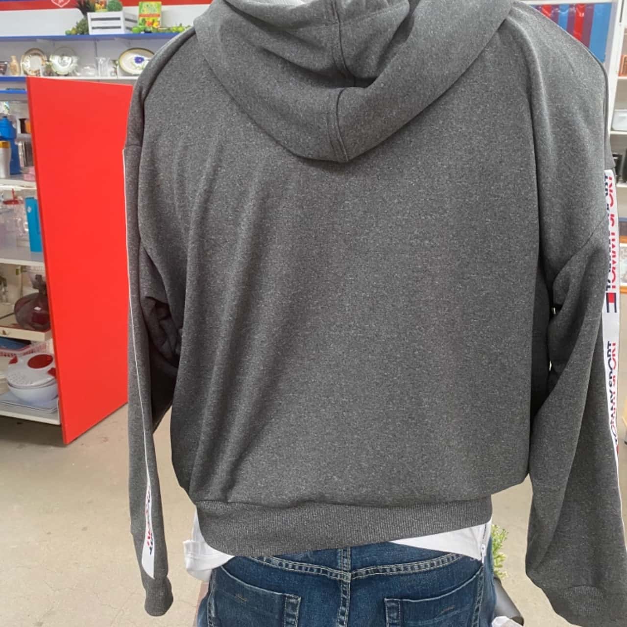 grey tommy hilfiger jacket