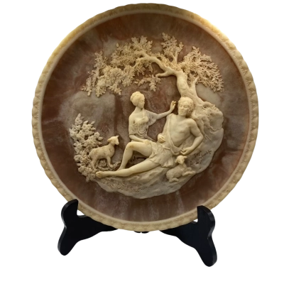Collector Plate - A Thing of Beauty 3D relief sculpture