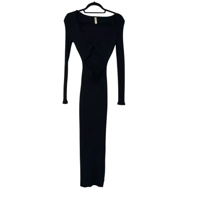 Bec & Bridge  Size 8 Bodycon Dress with side split Black  