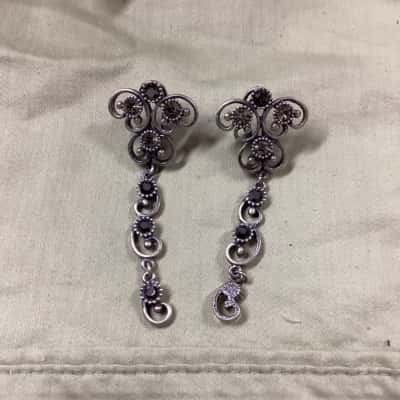  Womens Earrings rhinestone bling !