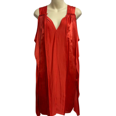 Witchery Size XS Red Silk Dress  