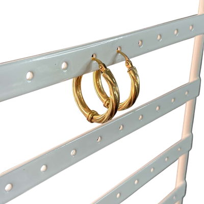 375/9ct Gold Womens Hoop Earrings 1.5 grams