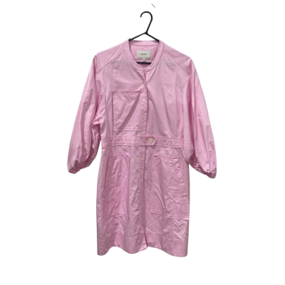 Oroton Pink Waisted Shirt Dress Size 16
