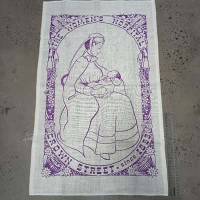 Vintage Tea Towel - The Womens Hospital Crown Street