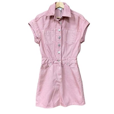 BNWT Country Road Womens Size 4 Pink Denim Mini Dress  