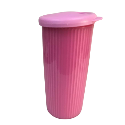 Tupperware Pink Drink Tumbler 