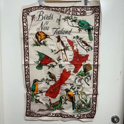 Decorative Tea Towel - Birds of New Zealand