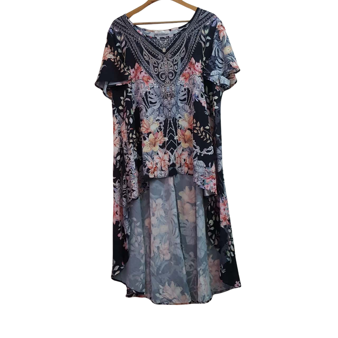 VINE APPAREL Womens Size 18 Floral Top Multicoloured