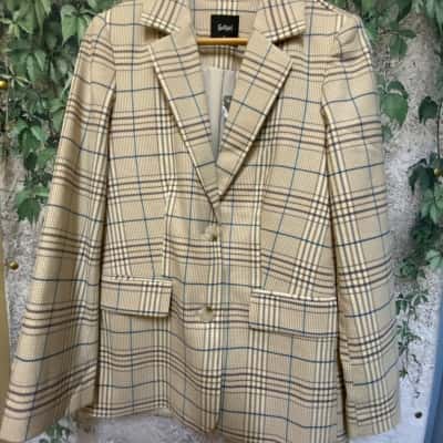 Sportsgirl Women's  Size 4 Checked  Multicoloured Jacket