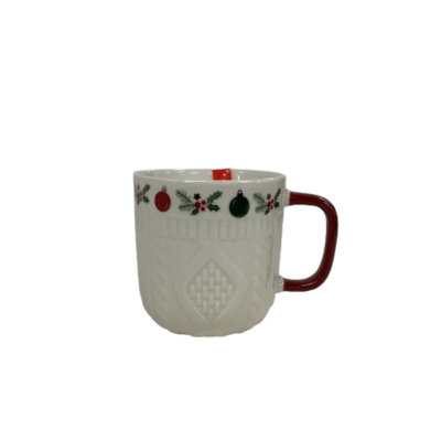 New Christmas Mug 345ML Mistletoe Print # 2246-1-PP