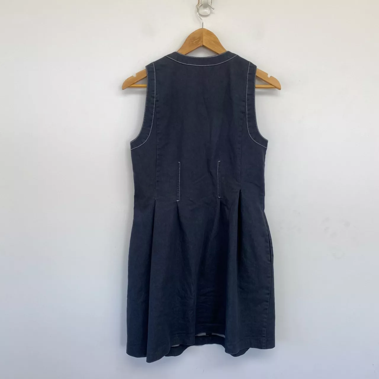 Cue Navy Blue Sleeveless Office Mini Dress Size 12