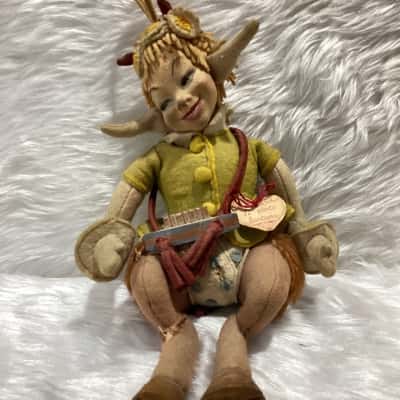 Authentic Vintage Lenci ‘Pan’ Doll