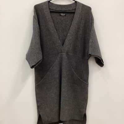 Zara  Knit Womens  Size L Grey Fleck Dress