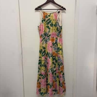 BNWT Dotti Womens  S12 Shoestring Strap Dress Multicoloured 