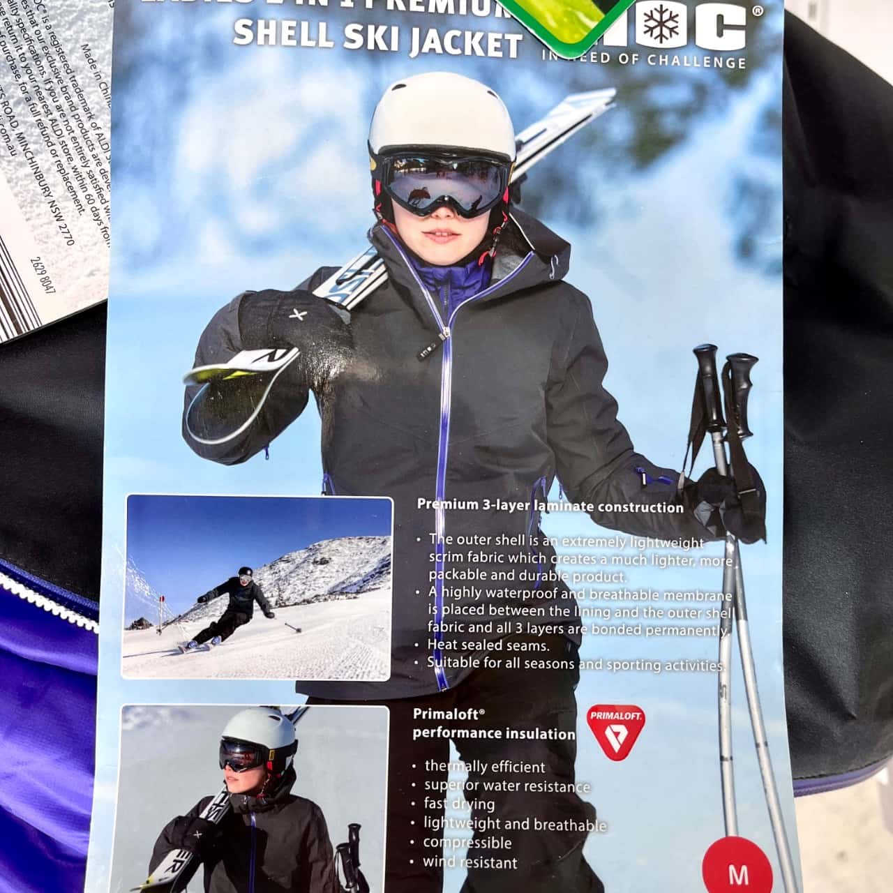 Up Inoc Inoc women’s ski jacket (s) - New With Tags | Salvos Stores